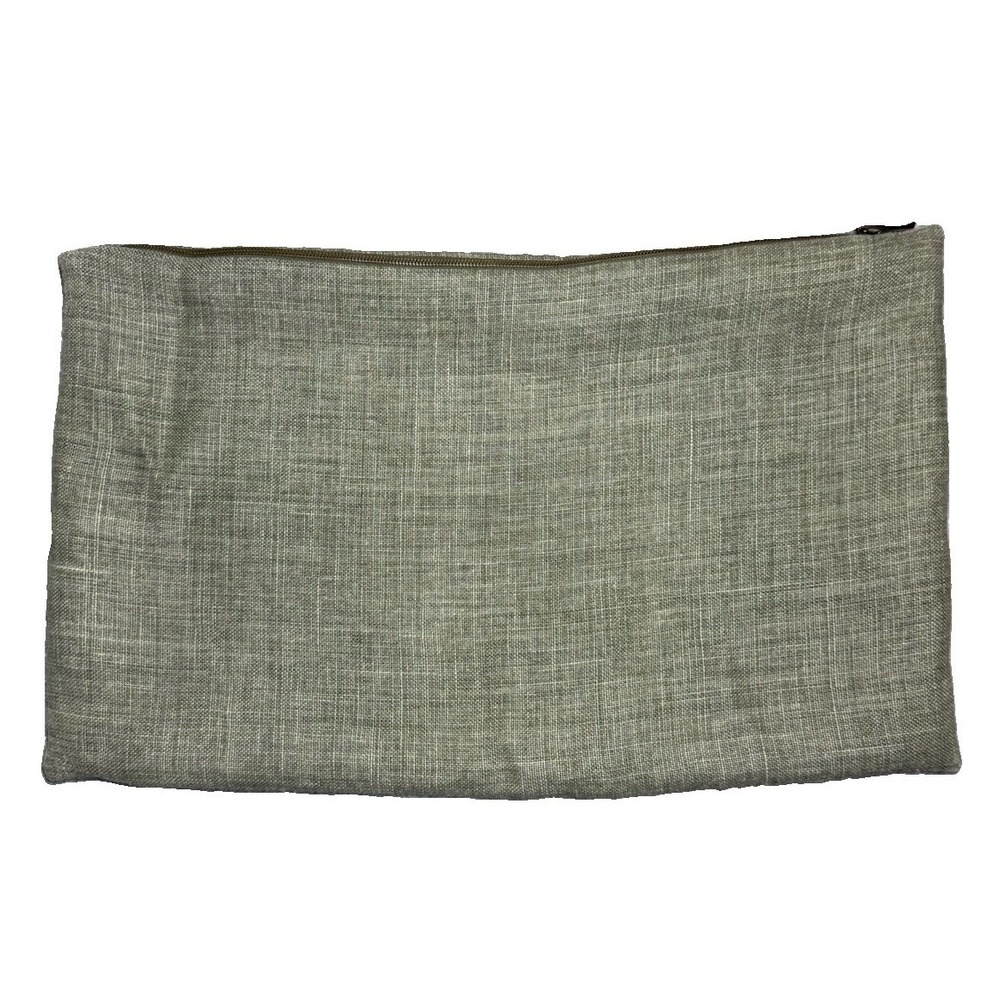 Pottery Barn Belgian Linen Lumbar Pillow, 16 x 26", Sage Grass‎